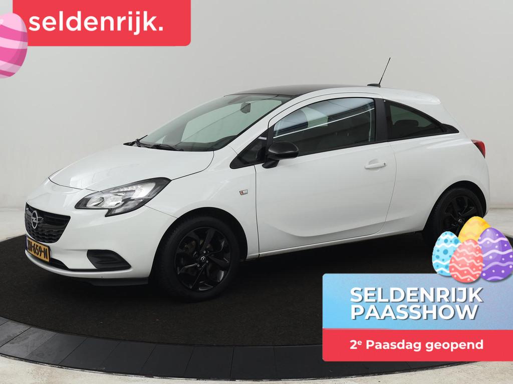 Opel Corsa 1.4 Black Edition | 1e eigenaar | Trekhaak | Carp, Voorwielaandrijving, Stof, Gebruikt, Origineel Nederlands