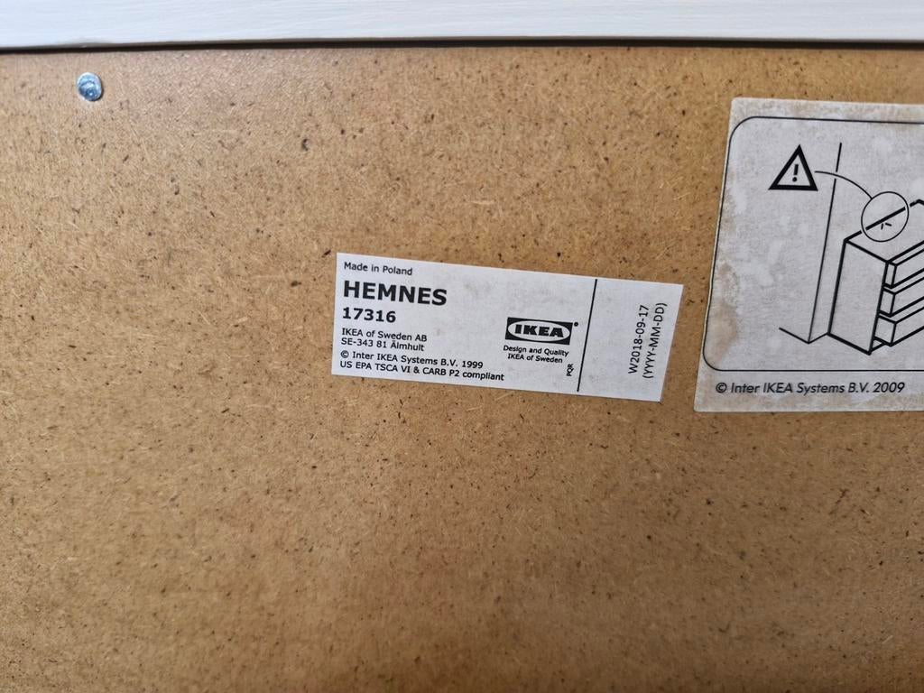 Ikea Hemnes Bureau Opzetstuk Wit, Ophalen, Gebruikt