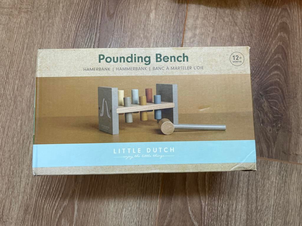 Little Dutch hamerbank mintgroen - Nieuw in doos, Ophalen of Verzenden, Nieuw, Overige typen