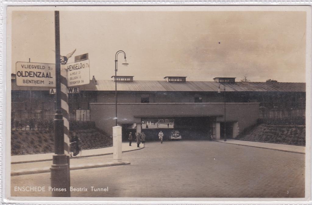 GA1274 Enschede prinses Beatrix Tunnel Twente Boekelo 1933, Verzenden, 1920 tot 1940, Gelopen, Overijssel