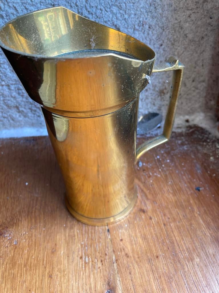 Antieke koperen maatbeker/schep, Antiek en Kunst, Ophalen, Koper