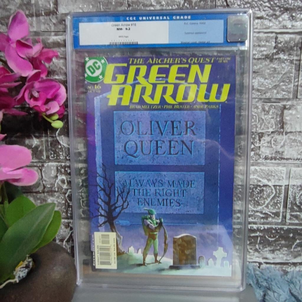 Green Arrow #16 CGC 9.2 - Zeldzame Comic!, Boeken, Strips | Comics, Eén comic, Amerika, Ophalen of Verzenden, Brad Meltzer