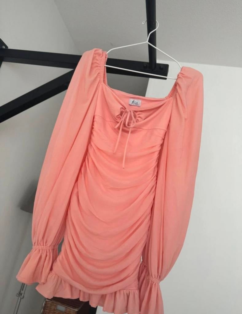 Oh Polly Jurk, Ophalen of Verzenden, Zo goed als nieuw, Roze, Maat 36 (S)