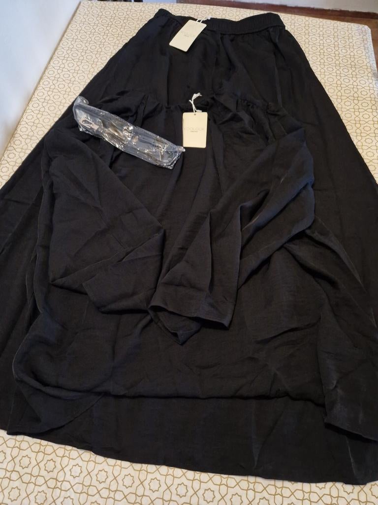 Zwarte rok en top set, Kleding | Dames, Ophalen of Verzenden