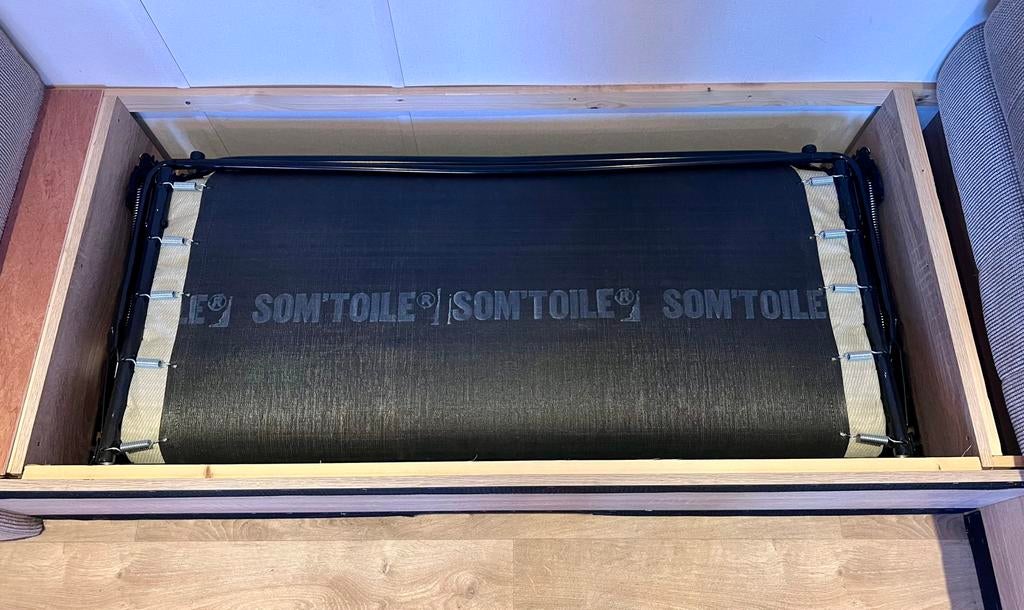 Opklapbare Bed, Ophalen, Zo goed als nieuw, Tweepersoons