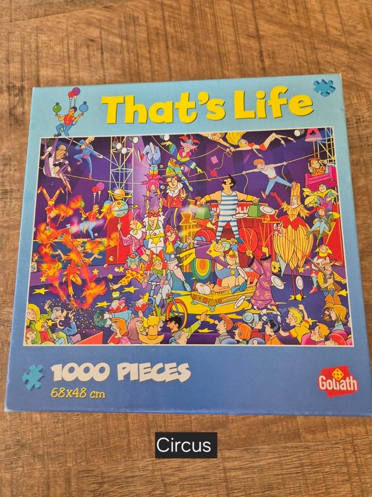 That's Life Circus puzzel 1000 stukjes, Ophalen, Zo goed als nieuw
