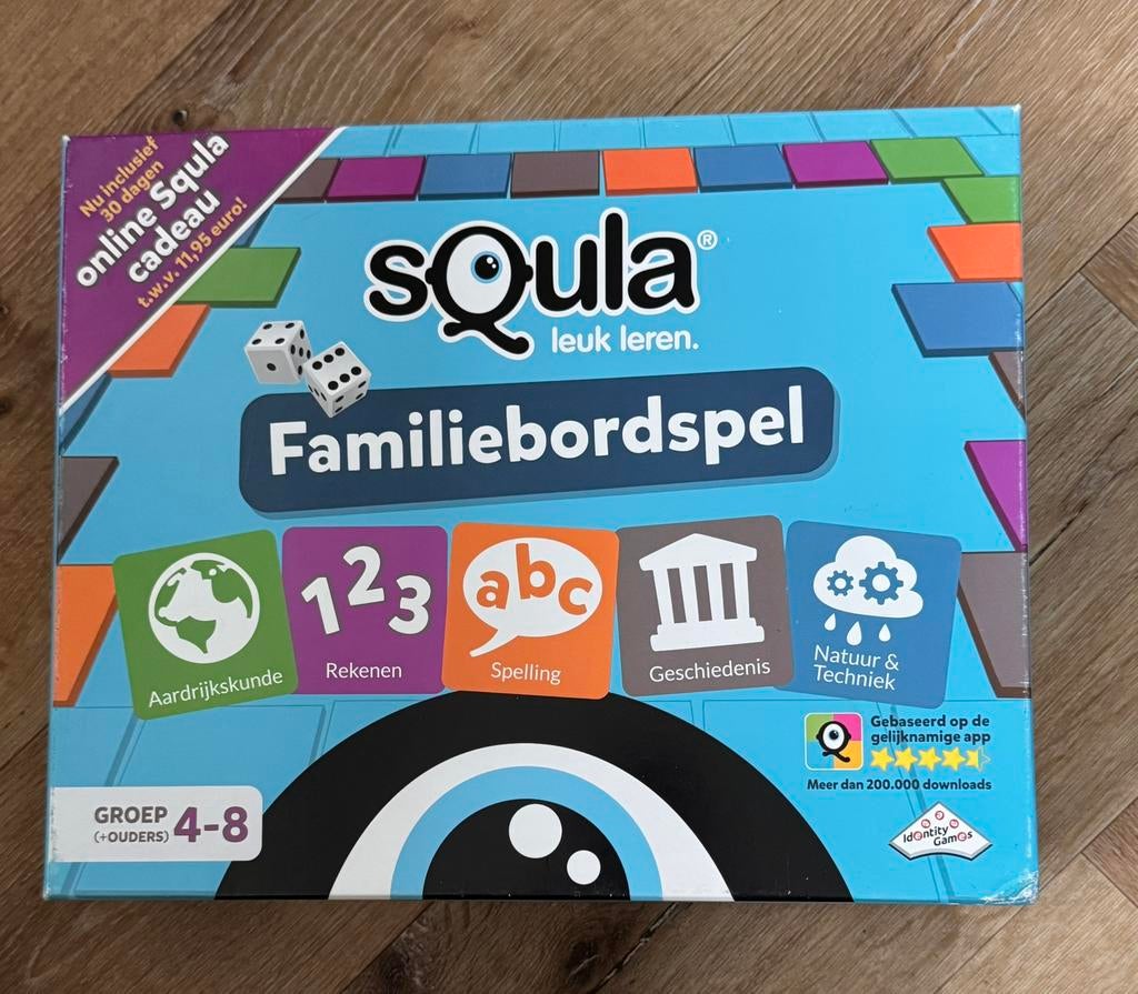 Squla bordspel, Ophalen of Verzenden, Zo goed als nieuw