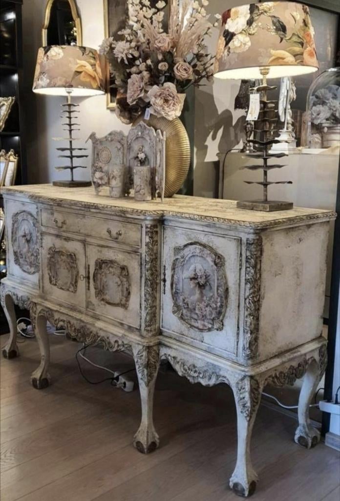 Gerestyled Dressoir, 150 tot 200 cm, Ophalen of Verzenden, 25 tot 50 cm