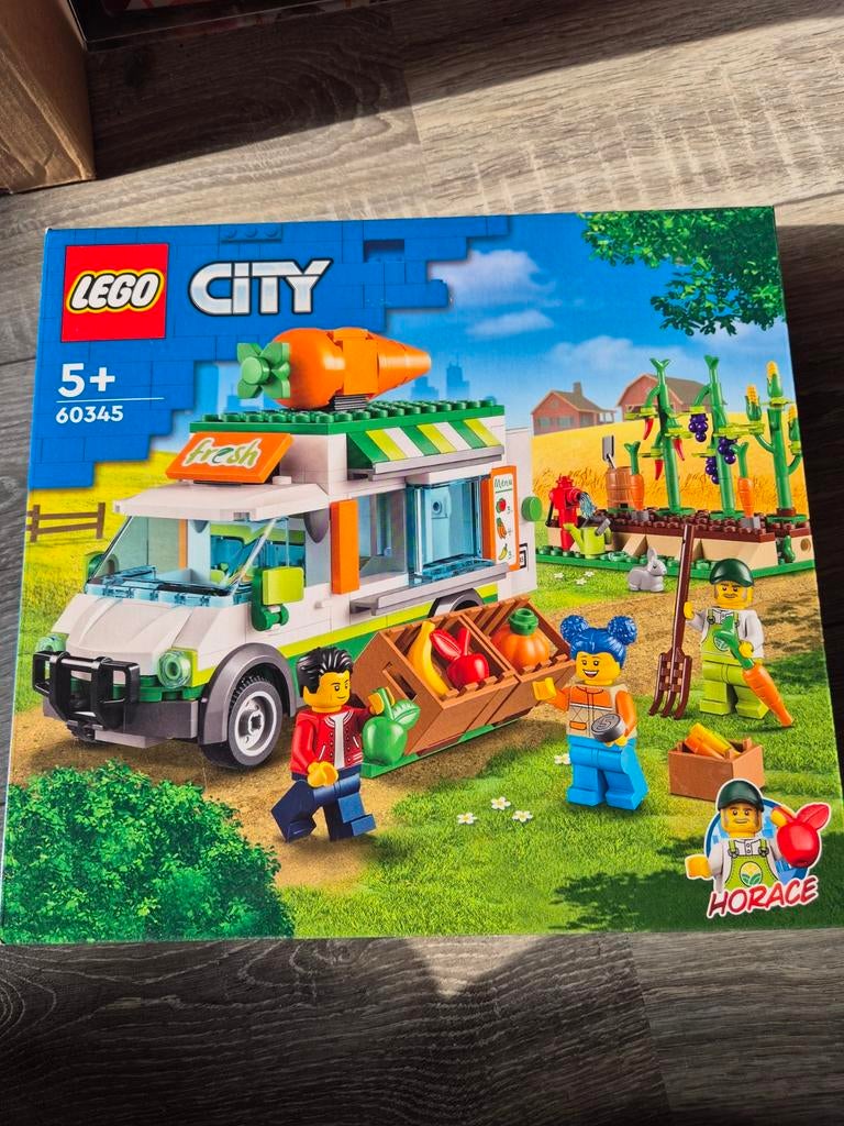 LEGO City 60345 Boerenmarkt - Nieuw in ongeopende doos, Ophalen of Verzenden, Nieuw, Complete set, Lego