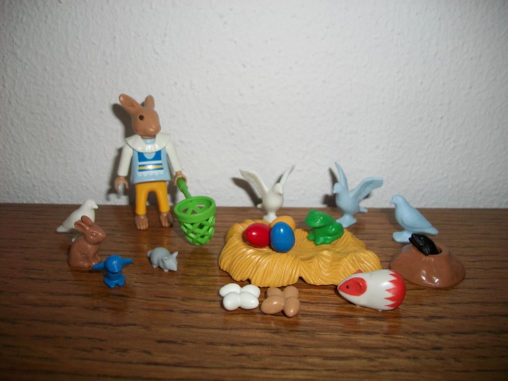 Paashaas, eieren, vogeltjes, paassetje, kleine paashaasjes, Kinderen en Baby's, Speelgoed | Playmobil, Ophalen of Verzenden, Nieuw