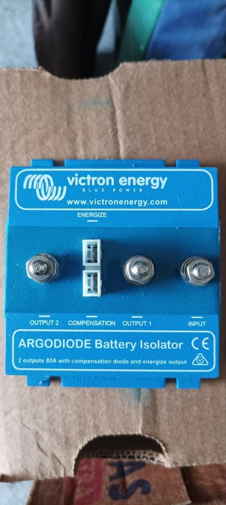 Victron Argodiode Diodebrug 80A voor 2 accu's NIEUW, Ophalen of Verzenden, Nieuw, Universele onderdelen