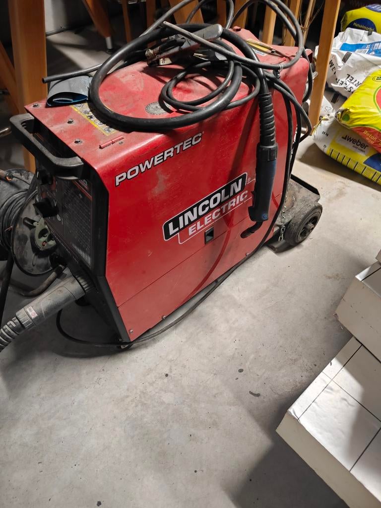 Lincoln Powertec 161C lasapparaat - Zeer goede staat, Ophalen of Verzenden, Zo goed als nieuw, 150 tot 250 ampère, Co2