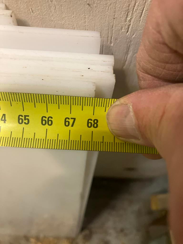 Plexiglas wit doorzichtig, diverse maten, Ophalen, Minder dan 20 mm, B, Overige materialen