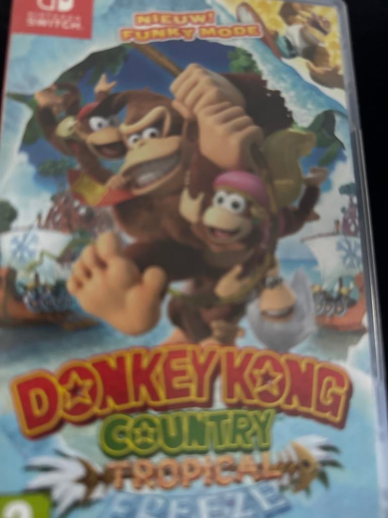 Donkey Kong Country Tropical Freeze Nintendo Switch, Gebruikt, 2 spelers, Eén computer, Ophalen of Verzenden