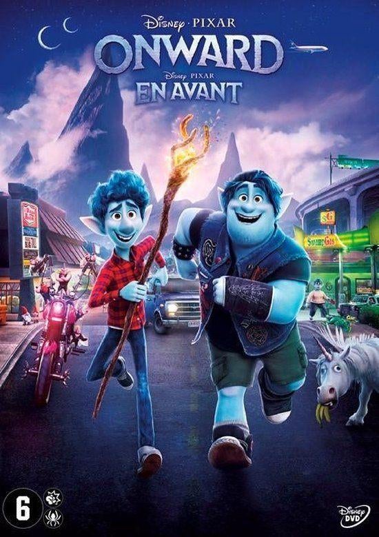 Onward (2021), Cd's en Dvd's, Dvd's | Tekenfilms en Animatie, Tekenfilm, Amerikaans, Ophalen of Verzenden, Zo goed als nieuw