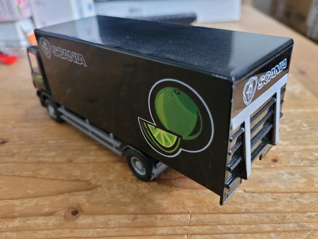 Scania bakwagen demo, Hobby en Vrije tijd, Modelauto's | 1:50, Zo goed als nieuw, L, Lion, L