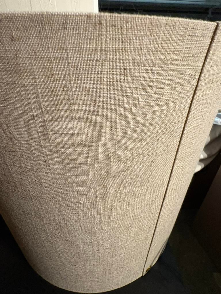 Ferm living post linnen lampenkap nieuw, Huis en Inrichting, Ophalen of Verzenden, Zo goed als nieuw, Rond