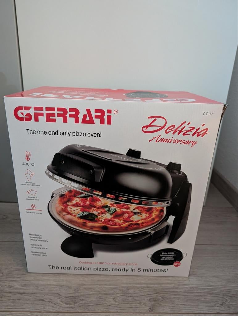 Te koop: pizzaoven G3 Ferrari Delizia Anniversary - NI, Ophalen, Nieuw, G3 Ferrari