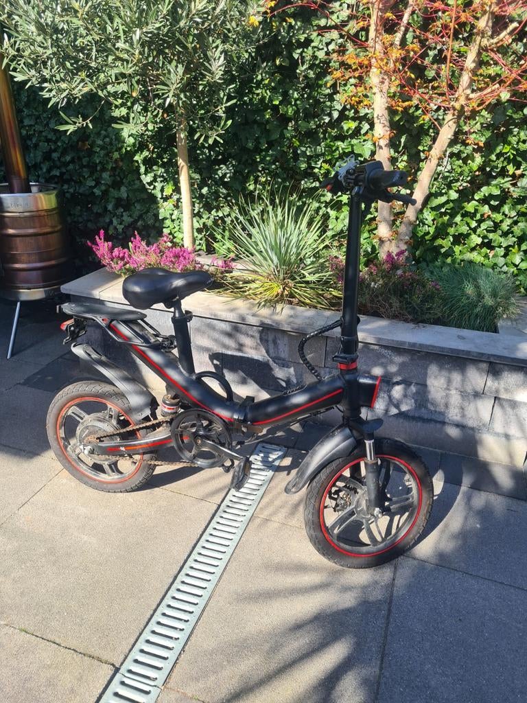 Elektrische vouwfiets Ouxi V6 16 inch. Accu is kapot, Fietsen en Brommers, Fietsen | Vouwfietsen, Gebruikt, Heren, 16 tot 18 inch
