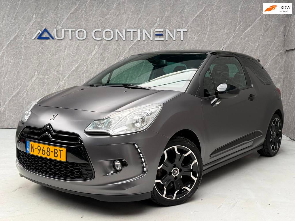 Citroen DS3 1.6 THP / Goed Onderhouden, Auto's, Citroën, Voorwielaandrijving, Gebruikt, Zwart, 49 €/maand