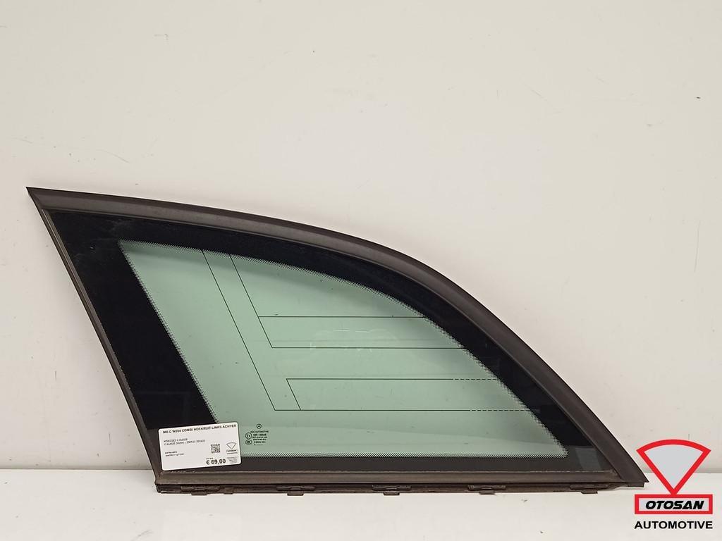 Mercedes C W204 Combi Vlinderraam Hoekruit Links Achter Orig, Gebruikt, Mercedes-Benz AG, Mercedes-Benz, Ophalen of Verzenden
