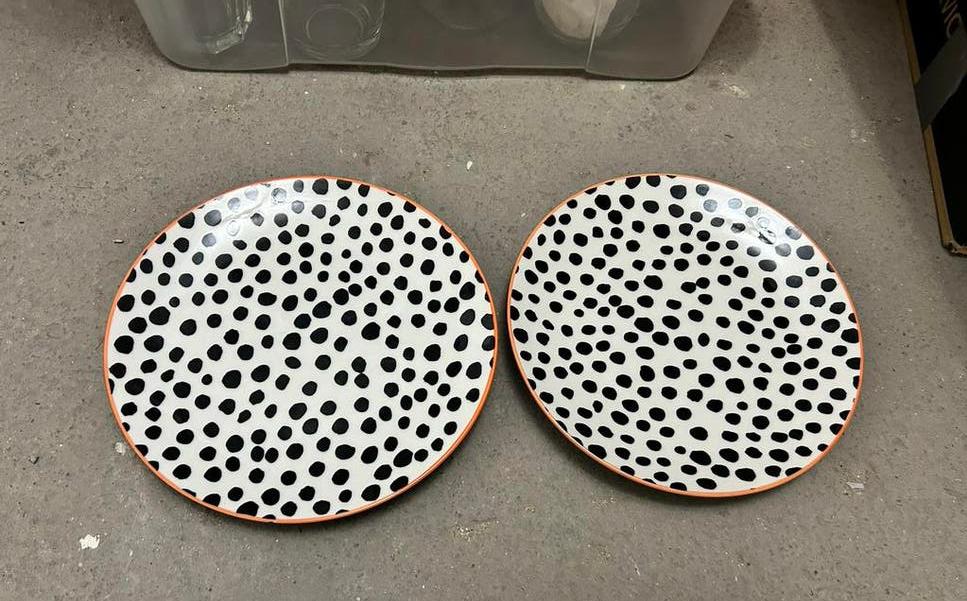 Twee ontbijtborden Xenos, Ophalen of Verzenden, Zo goed als nieuw, Overige stijlen, Bord(en)