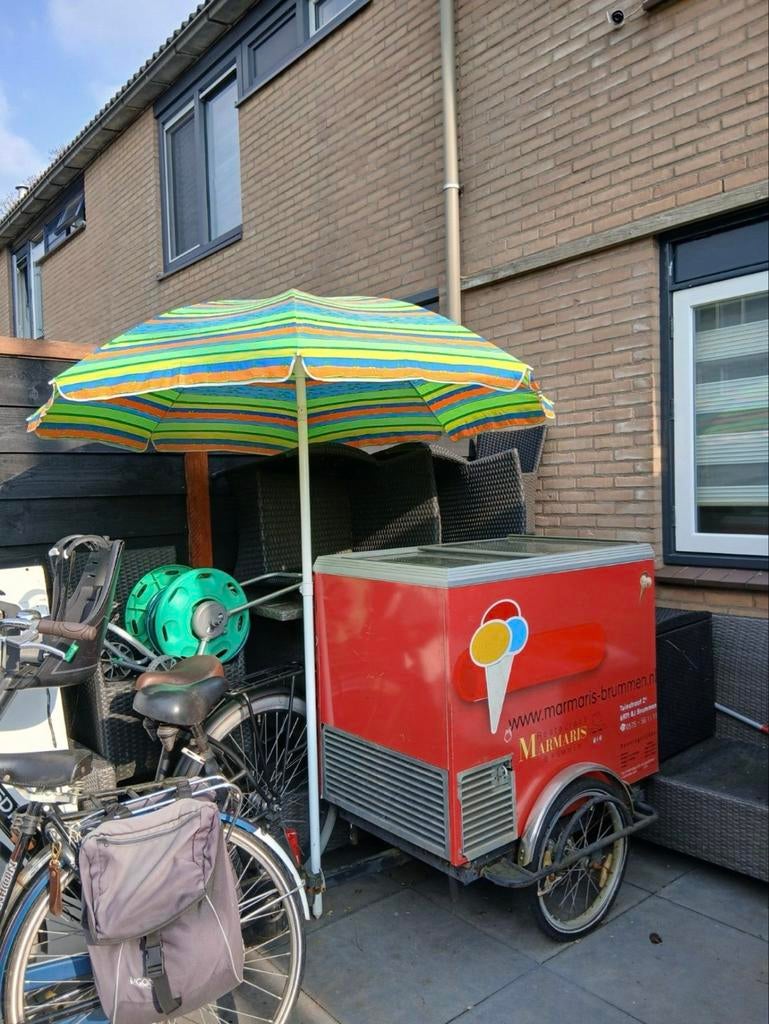 IJsco bakfiets met werkende koeling, Fietsen en Brommers, Fietsen | Bakfietsen, Ophalen of Verzenden, Gebruikt, Goederen, Overige merken