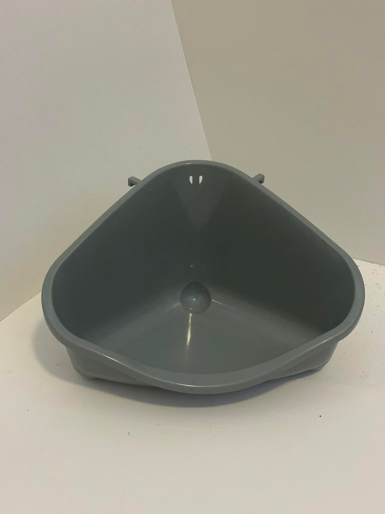 Grijze hoektoilet voor knaagdieren, Ophalen of Verzenden, Zo goed als nieuw