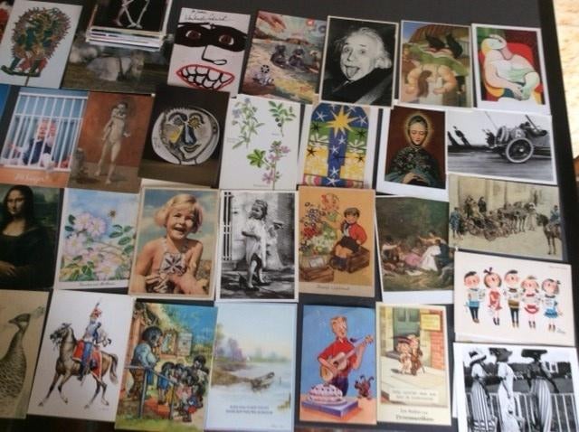 50x Fantasiekaarten -kleur nieuw niet gebruikt voor €7,50, Verzamelen, Ansichtkaarten | Themakaarten, Verzenden, 1980 tot heden