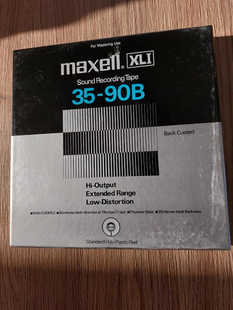 Maxell XLI Sound Recording Tape 35-90B, Audio, Tv en Foto, Bandrecorders, Ophalen of Verzenden, Onderdeel