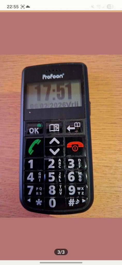 Senioren telefoon, Telecommunicatie, Mobiele telefoons | Overige merken, Ophalen of Verzenden, Geen camera