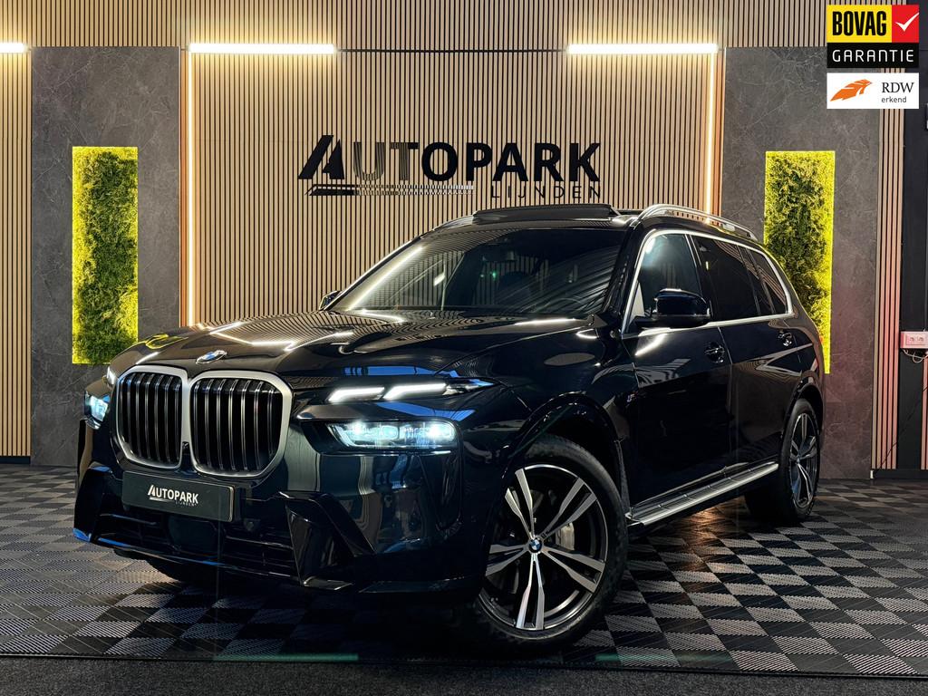 BMW X7 XDrive40i M-Sport|Softclose|Keyless|HUD|7Pers.|Skylou, Automaat, Gebruikt, Euro 6, Adaptive Cruise Control