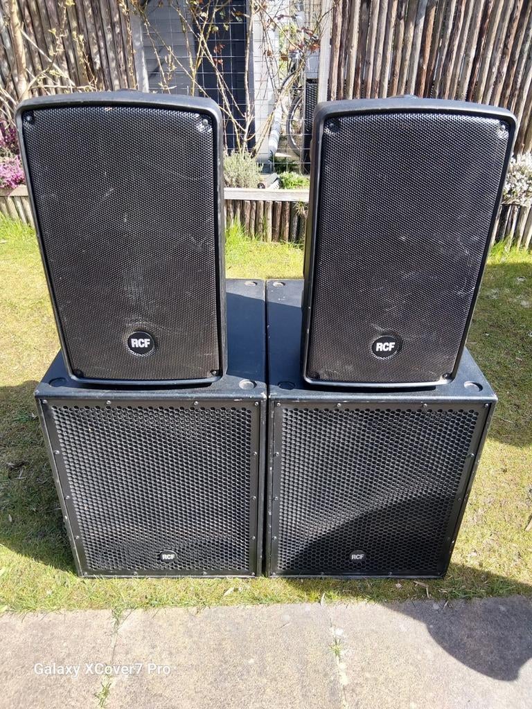 RCF set: 2x 8004 en 2x HD32-A, Ophalen of Verzenden