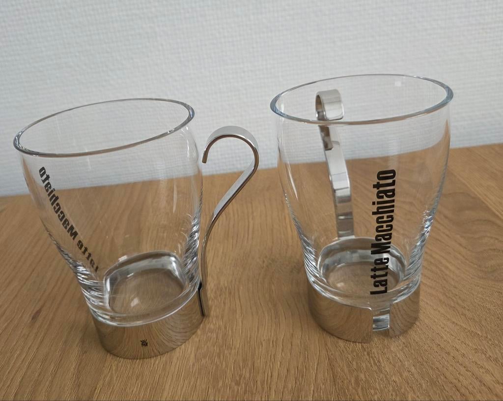 WMF Latte Machiato glazen 2 stuks ZGAN, Ophalen, Glas of Glazen, Overige stijlen, Glas