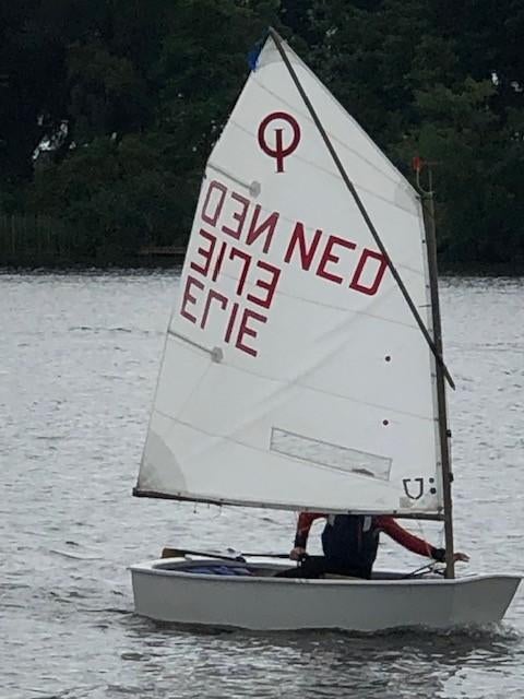 Wedstrijd Optimist, Blue Magic, Ophalen, Geen motor, Gebruikt, Optimist