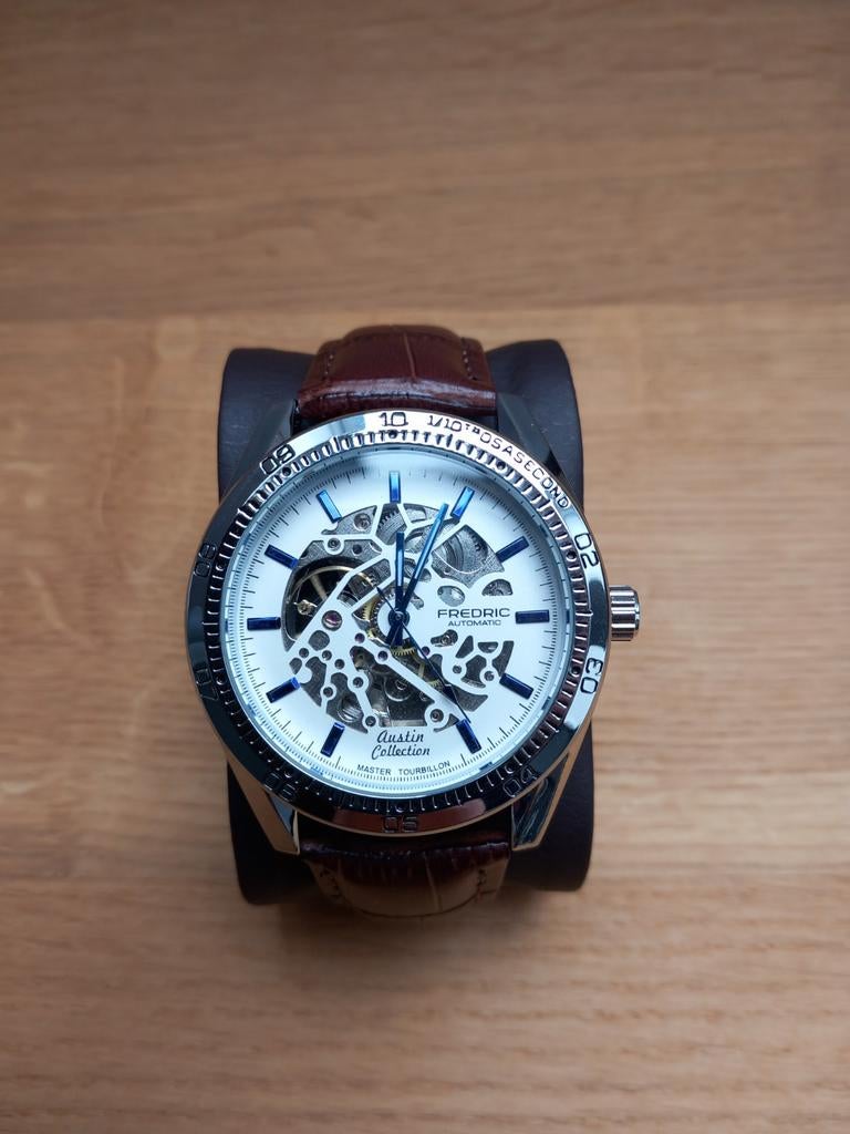 Fredric Watch Master Tourbillon – Austin Collection, Sieraden, Tassen en Uiterlijk, Horloges | Heren, Ophalen of Verzenden, Zo goed als nieuw