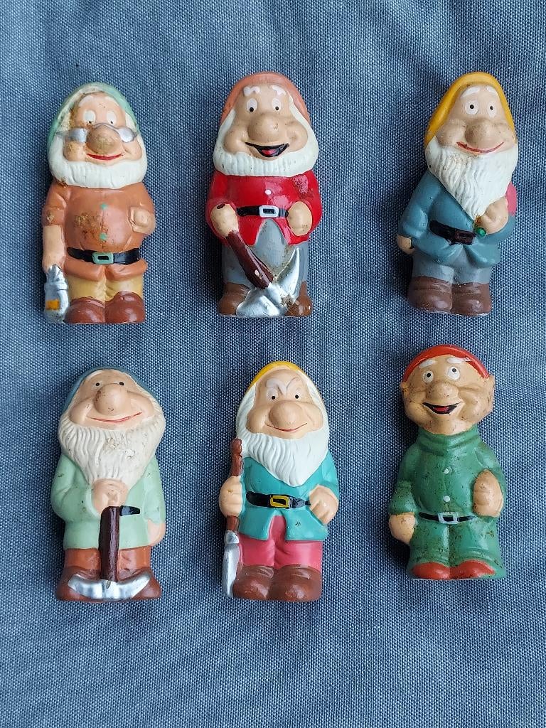 Disney figuurtjes vintage sneeuwwitje's dwergen, Verzamelen, Poppetjes en Figuurtjes, Ophalen of Verzenden, Gebruikt