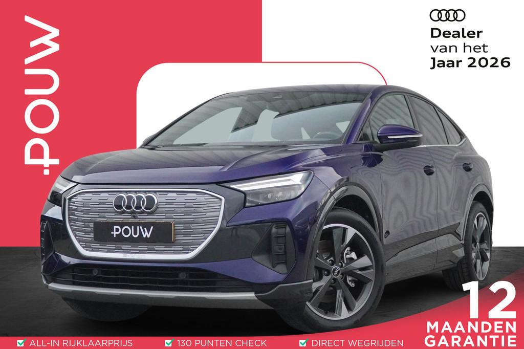 Audi Q4 Sportback e-tron 40 204pk Advanced Edition 77 kWh |, Auto's, Automaat, 12 maanden, Gebruikt, Zwart
