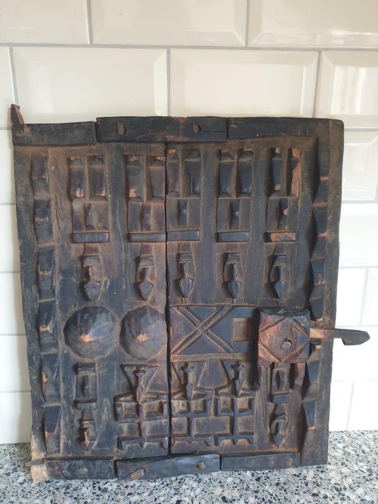 Oud houten dogon luikje, stoer sober, Ophalen of Verzenden