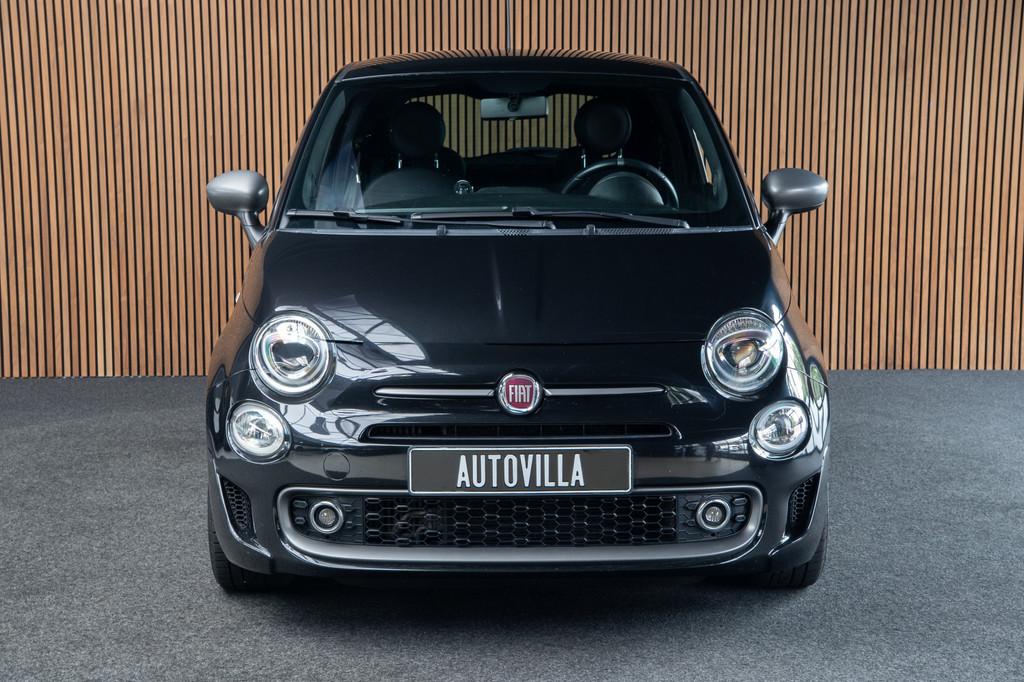 Fiat 500 0.9 TwinAir Turbo 500S Leer Navi Airco Cruise LM ve, Voorwielaandrijving, Gebruikt, Leder en Stof, Origineel Nederlands