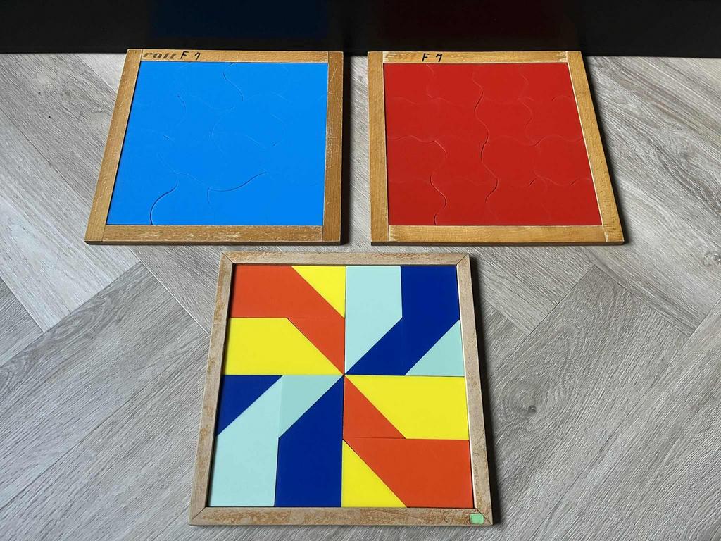Vintage Rolf Houten Puzzels - Schoolmatriaal, 10 tot 50 stukjes, Ophalen of Verzenden, Zo goed als nieuw, Van hout