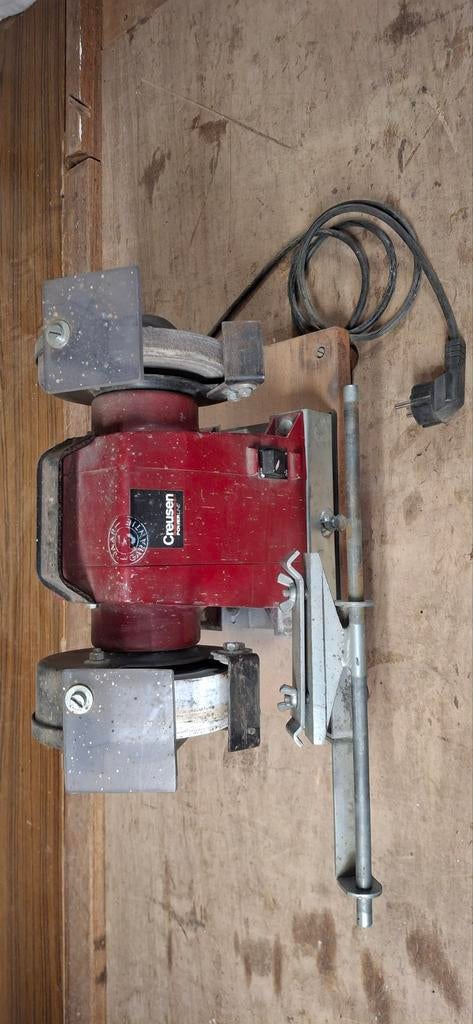 Creusen slijpmachine - Krachtige werkbankslijpmachine, Ophalen of Verzenden, Gebruikt, Werkbankslijpmachine