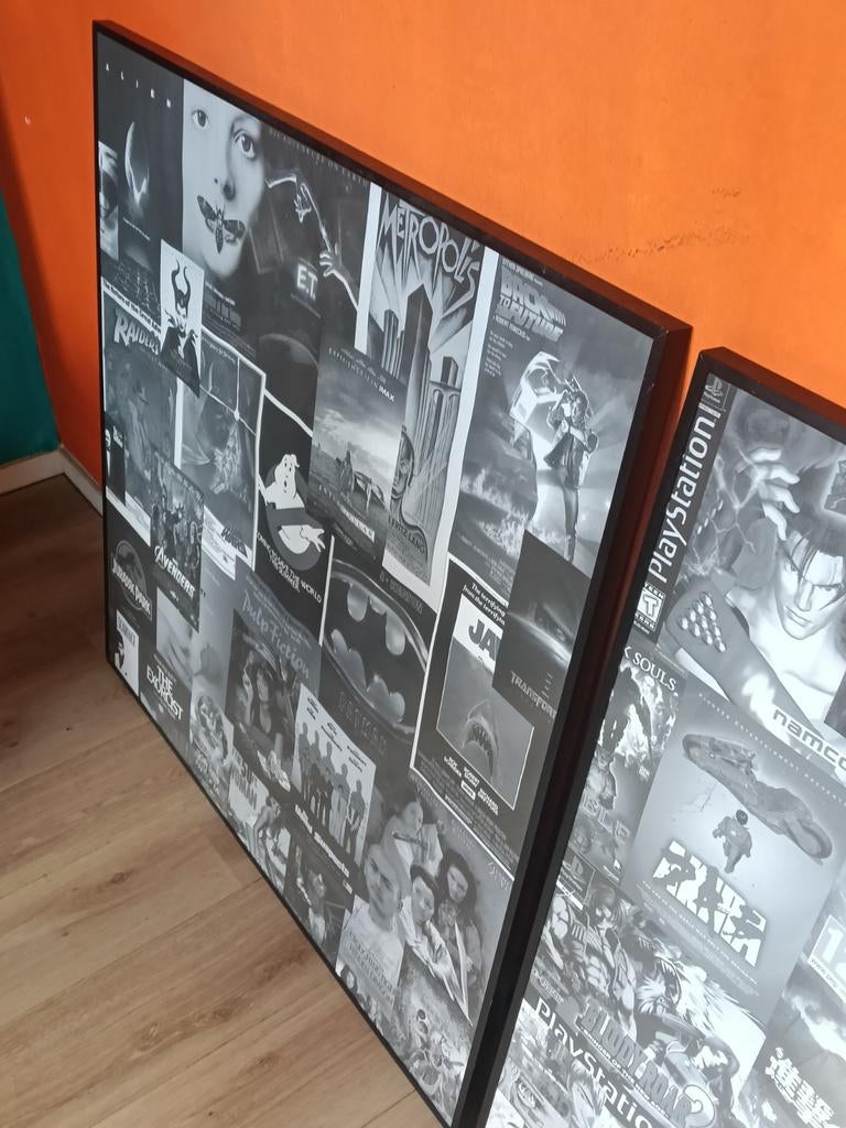 2x grote fotolijst, Huis en Inrichting, Woonaccessoires | Lijsten, Ophalen, Overige materialen, Gebruikt, 100 tot 125 cm