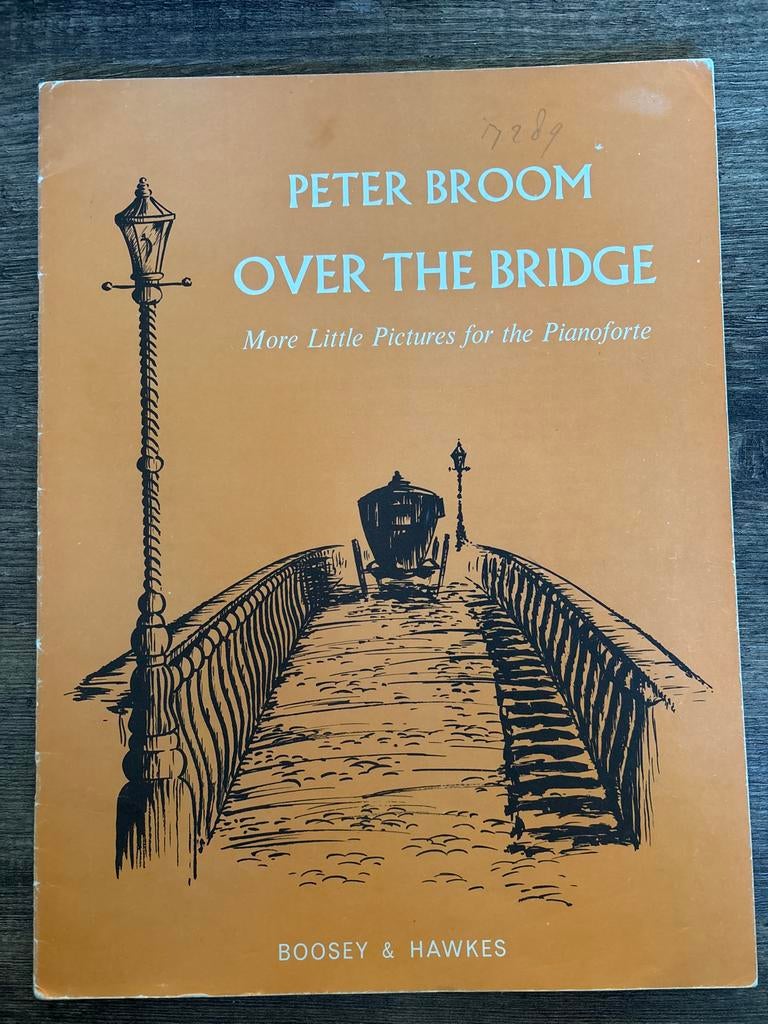 Peter Broom - Over The Bridge pianoforte bladmuziek, Gebruikt, Klassiek, Ophalen of Verzenden, Artiest of Componist