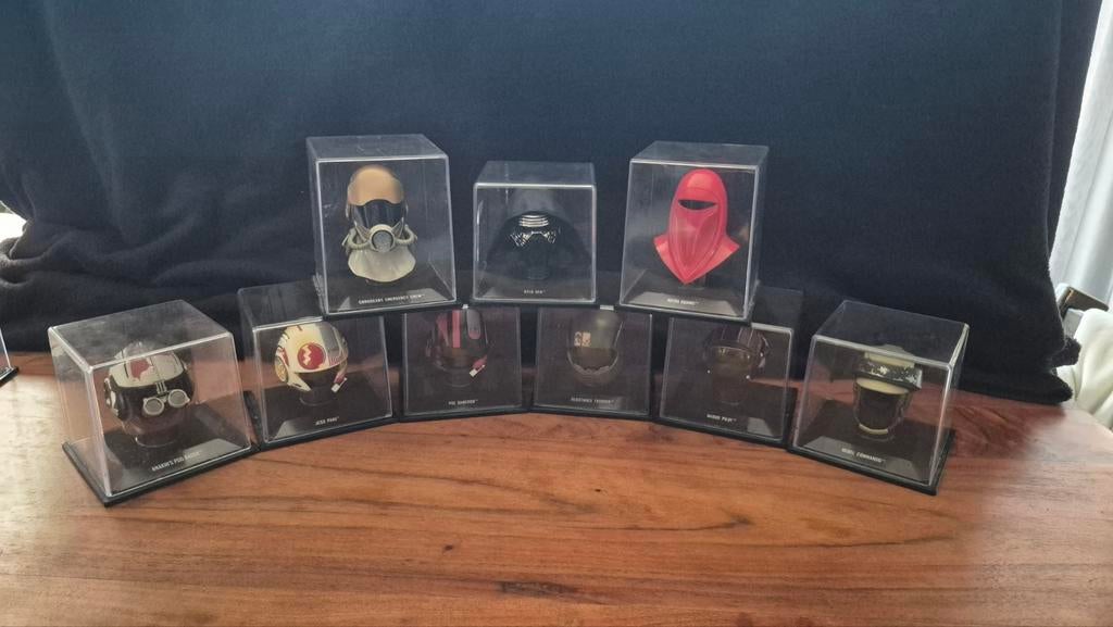 Star wars miniatuur helmen, Verzamelen, Star Wars, Ophalen of Verzenden, Zo goed als nieuw, Actiefiguurtje