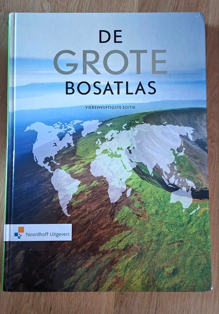 De Grote Bosatlas 54e editie, Boeken, Atlassen en Landkaarten, Bosatlas, Verzenden, 2000 tot heden, Zo goed als nieuw