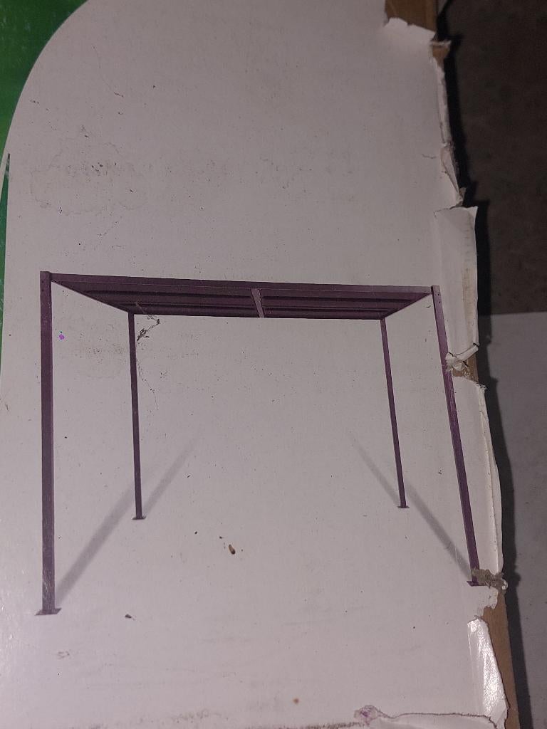 Paviljoen 3x3m Schuifdak Doek Antraciet     µ9x, Ophalen, Nieuw, Tuinpaviljoen