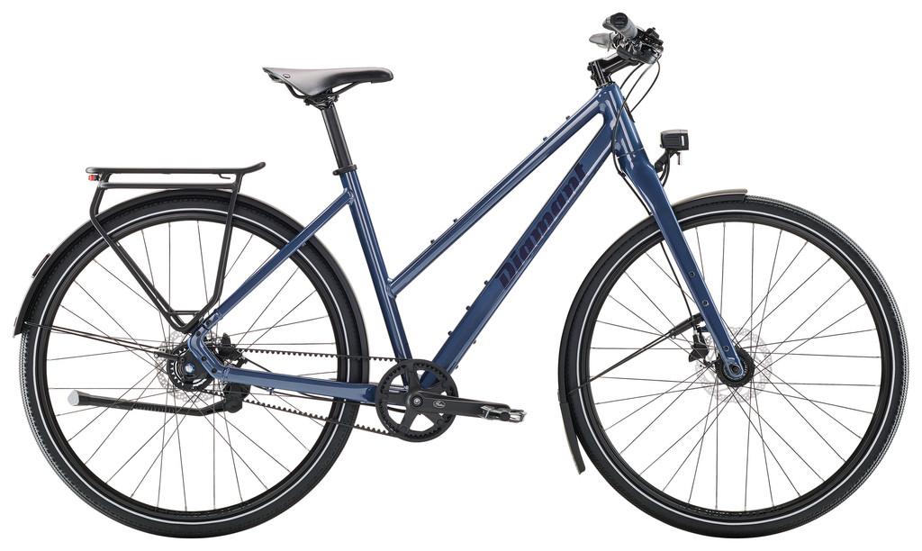 Diamant Mahon style pro blauw dames 55cm 28inch, Fietsen en Brommers, Fietsen | Dames | Damesfietsen, Nieuw, Overige merken, Versnellingen