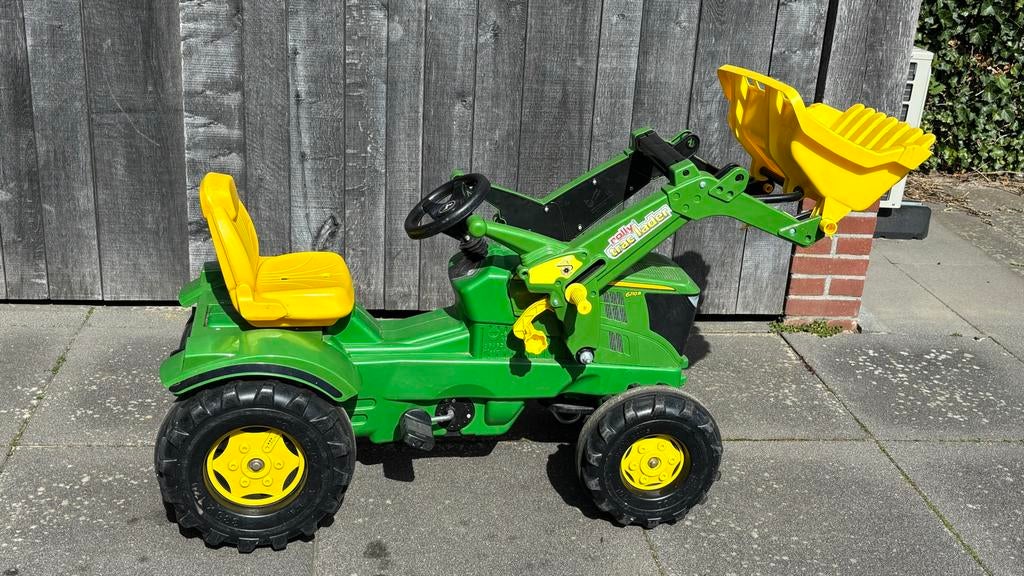 Rolly Toys John Deere traptrekker met voorlader, Ophalen, Gebruikt, Trapvoertuig