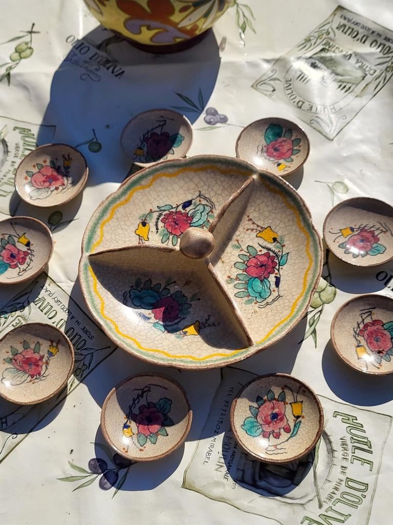 Goedewaagen Gouda Holland Bonbonschaal met 10 schaaltjes, Ophalen of Verzenden